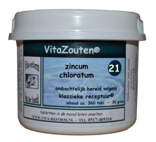 Vita Reform Vitazouten Zincum Chloratum Schussler 21