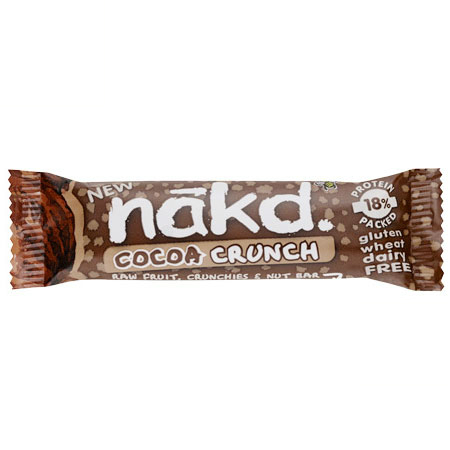 NAKD Cocoa Crunch Reep Glutenvrij 30 Gramm