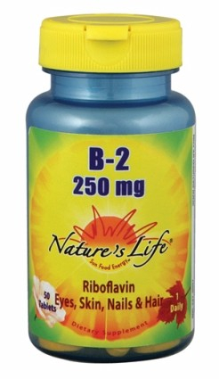 Nature's Life Vitamine B-2 250 mg 50 tablets