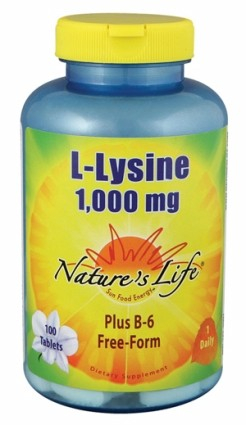 Nature's Life L-Lysine 1000 mg 100 Tabletten