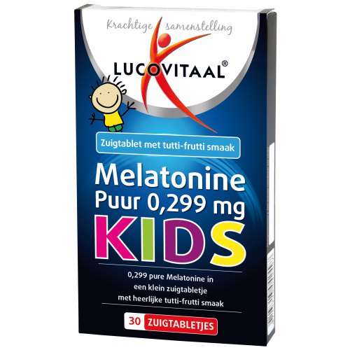 Lucovitaal Melatonine Puur 0,299 mg Kids 30 lozenges
