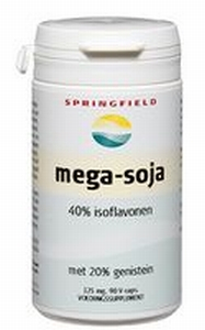90 vegetarische capsules Springfield Mega-Soja 125mg