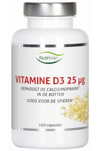 Nutrivian Vitamine D3 25 mcg