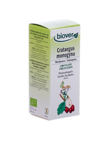 Biover Crataegus Monogyna Meidoorn Biologisch 50 Ml