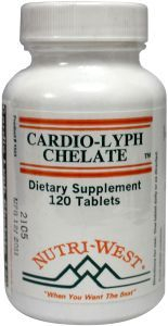 Nutri West Cardio-Lyph Chelate 120 tabletten