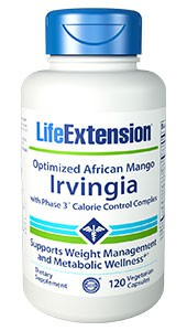 Life Extension Optimized African Mango Irvingia 120 capsules