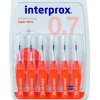 6 stuks Interprox Premium Ragers Super Micro Oranje 0,7 mm