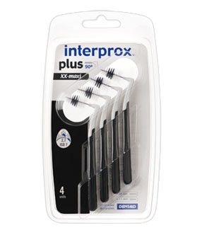 4 stuks Interprox Plus Ragers XX-Maxi Zwart