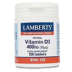 Lamberts Vitamine D3 400iu (10 mcg)