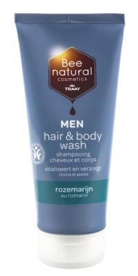 200 ml Bee Honest Men Hair & Body Wash Rozemarijn