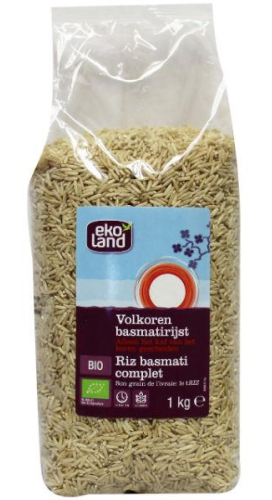 Ekoland Basmatirijst Volkoren Biologisch 1000 gram