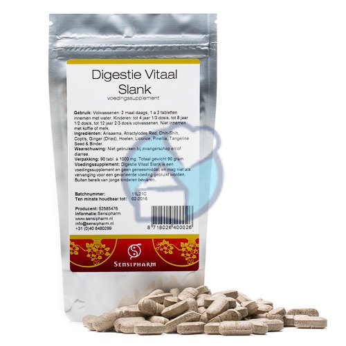 Sensipharm Digestie Vitaal Slank 90 Tabletten