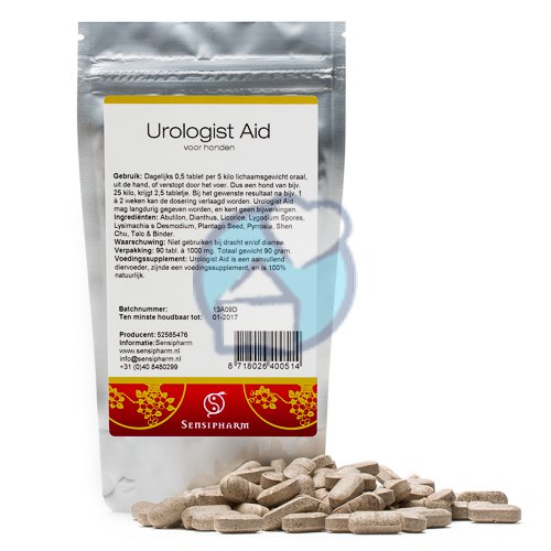 Sensipharm Urologist Aid voor Honden 90 tabletten