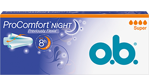 Ob Tampons ProComfort Night Super 16 Stücke