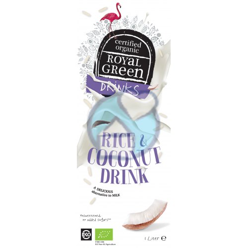 Royal Green Rice & Coconut Drink Biologisch 1000 Ml