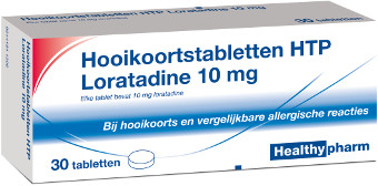 30 tabletten Healthypharm Hooikoortstabletten Loratadine 10 mg