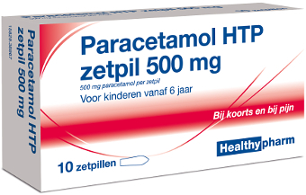 Healthypharm Paracetamol Zetpil 500 mg 10 Stücke