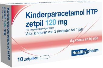 Healthypharm Kinderparacetamol Zetpil 120 mg 10 Stücke