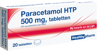 20 tabletten Healthypharm Paracetamol 500 mg