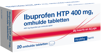 20 tabletten Healthypharm Ibuprofen 400mg