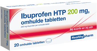 20 tabletten Healthypharm Ibuprofen 200 mg