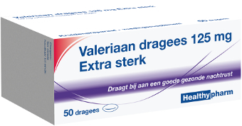 50 tabletten Healthypharm Valeriaan Dragees Extra Sterk