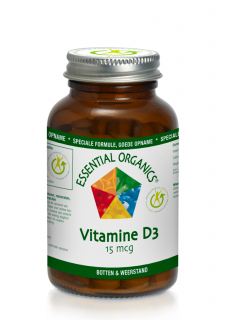 Essential Organics Classics Vitamine D3 15mcg 90 tabletten