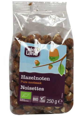Ekoland Hazelnoten Biologisch 250 Gramm