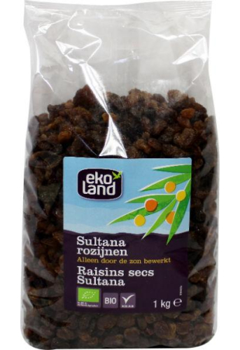 Ekoland Sultana Rozijnen Biologisch 1000 gram