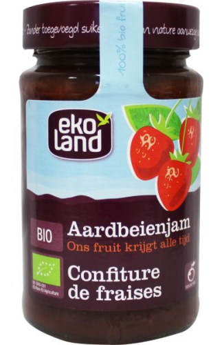 Ekoland Aardbeienjam Biologisch 250 Gramm