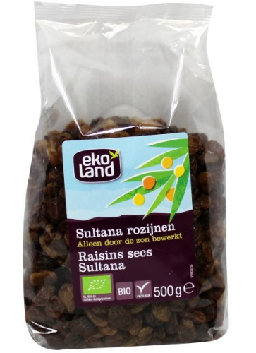 Ekoland Sultana Rozijnen Biologisch 500 gram