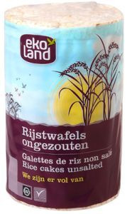 Ekoland Rijstwafels Ongezouten Biologisch 100 gram