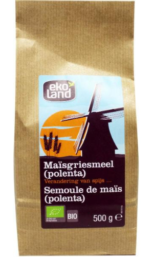 Ekoland Maisgriesmeel Polenta Biologisch 500 Gramm