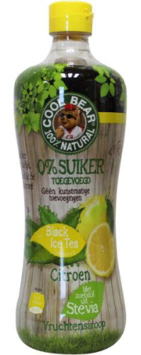Cool Bear Vruchtensiroop Black Ice Tea Citroen 700 ml