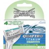 4 stuks Wilkinson Quattro Titanium Sensitive Scheermesjes