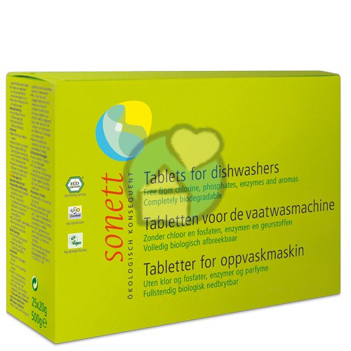 Sonett Vaatwasmachine Tabletten 25 Stücke