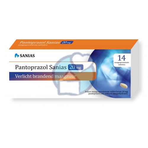 Sanias Pantoprazol 20 mg 14 Tabletten