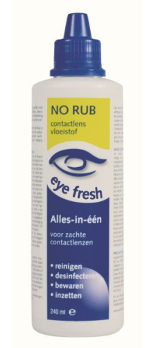 Eye Fresh No Rub Contact Vloeistof Zachte Lenzen