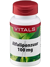 Vitals Alfaliponzuur 100 mg 100 Softgels