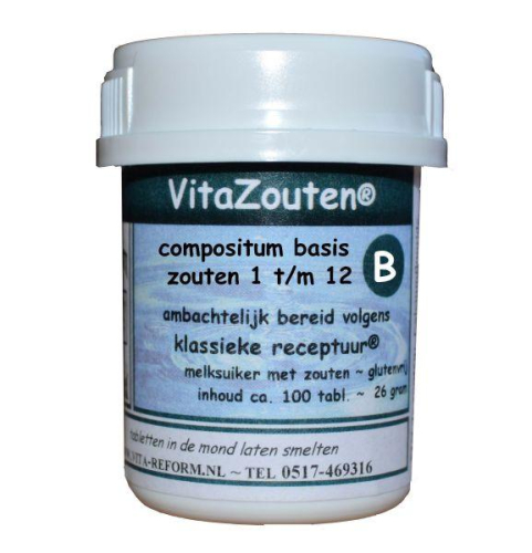 120 Tabletten Vita Reform Vitazouten Compositum Basis 1-12