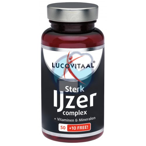 50 +10 Tabletten Lucovitaal Sterk IJzer Complex