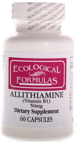 Ecological Formulas Allithiamine (Vitamine B1) 50 mg 60 Kapseln