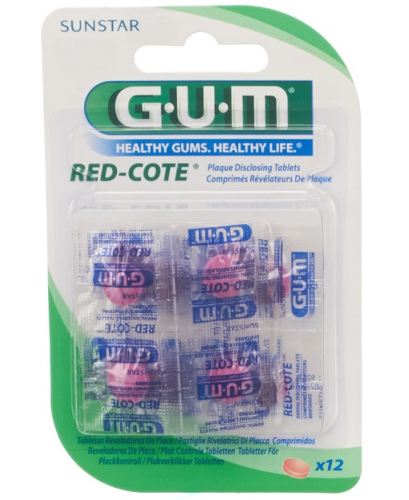 GUM Red Cote Plakverklikkers 12 Stücke