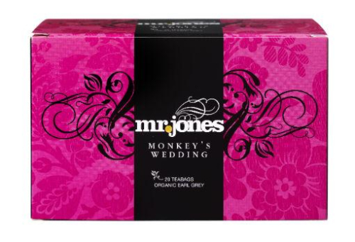 Mr Jones Monkeys Wedding Biologische Earl Grey Thee 20 Tüte