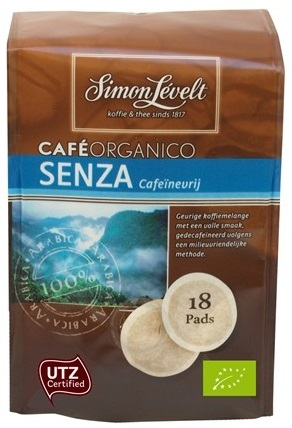 Simon Levelt Cafe Organico Senza Caffeinevrije Koffiepads Biologisch