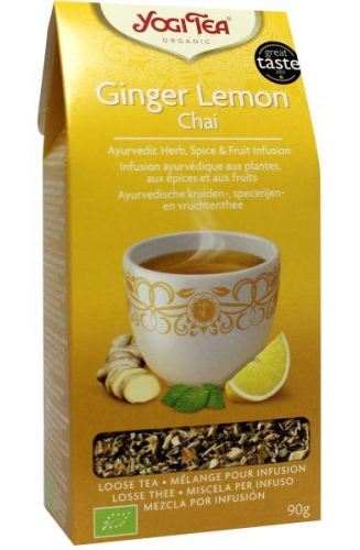 Ginger Lemon Chai Biologisch Yogi Tea 90 gram kopen Gezondheid aan huis