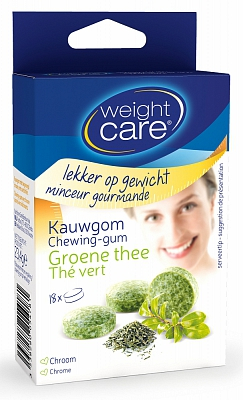 Wecare Kauwgom Groene Thee Suikervrij 1 Packung