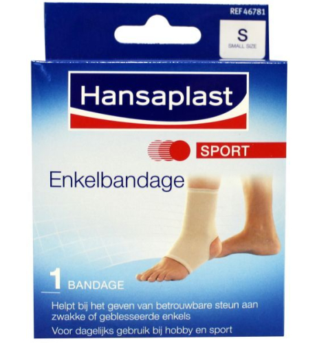 Hansaplast Sport Enkelbandage Maat S 1 exemplaar