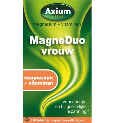 Axium MagneDuo Vrouw 120 Tabletten