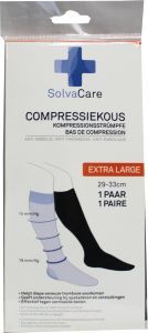 Solvacare Compressiekous Zwart XL 29-33 cm